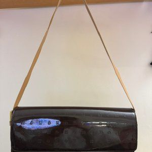NWT Authentic Arcadia of Italy Patent Leather Shoulder Bag